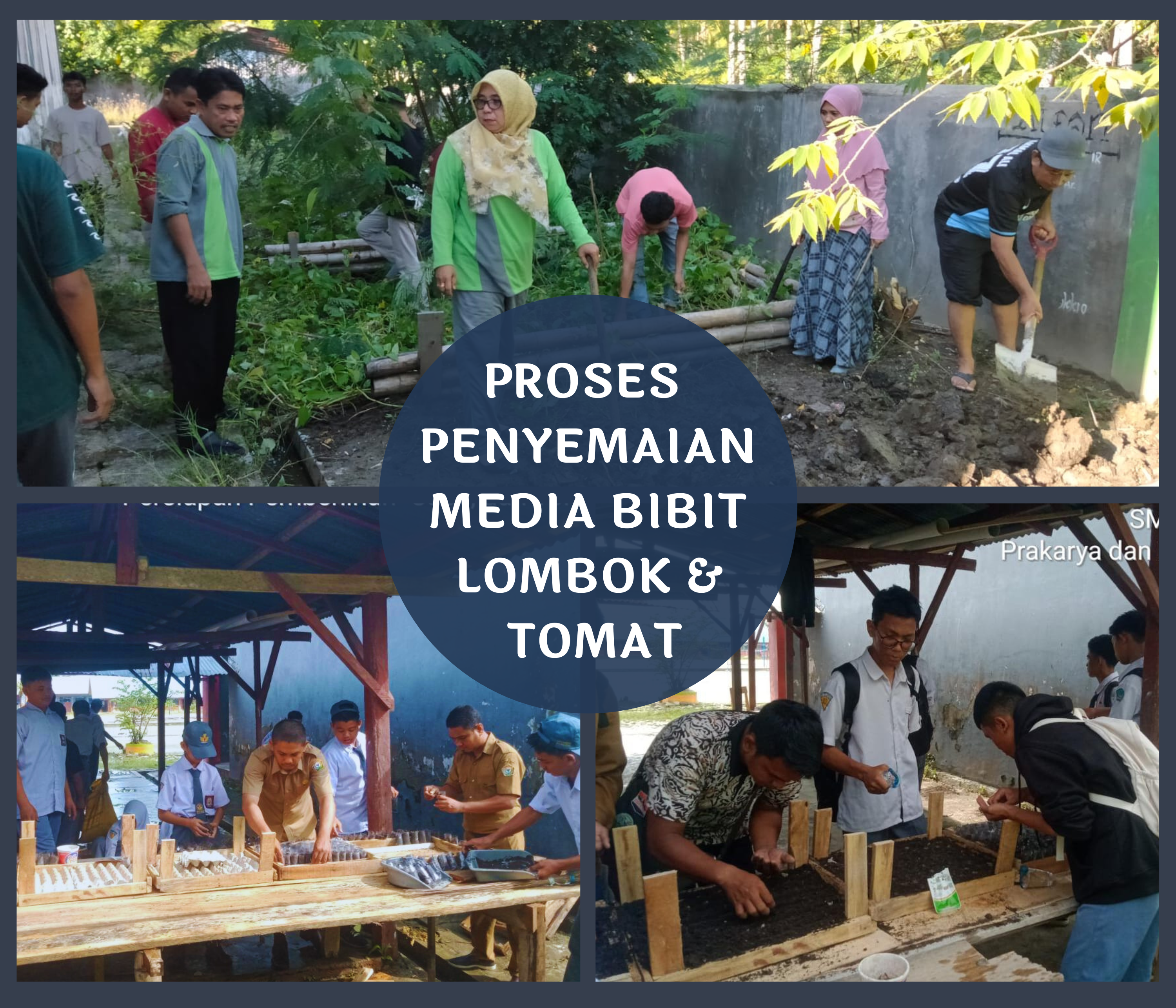 Dok. Pembuatan media penyemaian bibit cabai dan tomat
